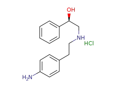 (R)-2-[ [2-(4-aminophenyl)ethyl]-amino]-1-phenylethanol monohydrochloride