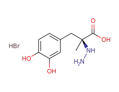 (S)-3-(3,4-dihydroxyphenyl)-2-hydrazinyl-2-methylpropanoic acid hydrobromide